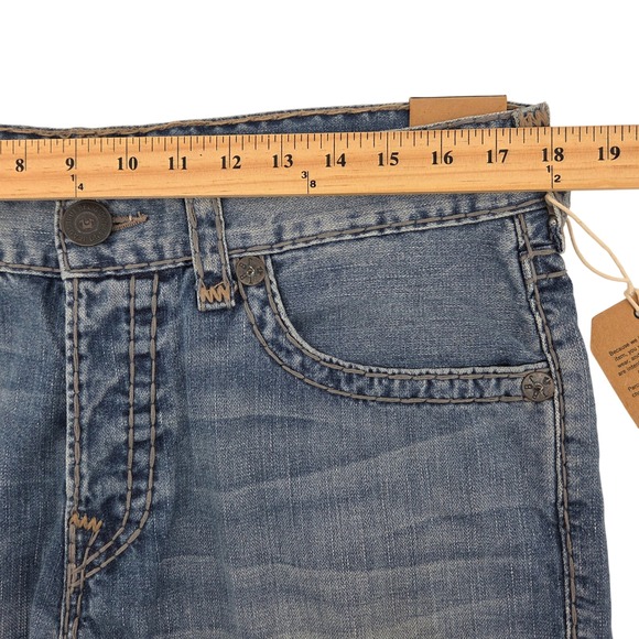 True Religion Dean Super T Modern Tapered Jeans No Flap Y2K Streetwear 33 - Picture 6 of 12